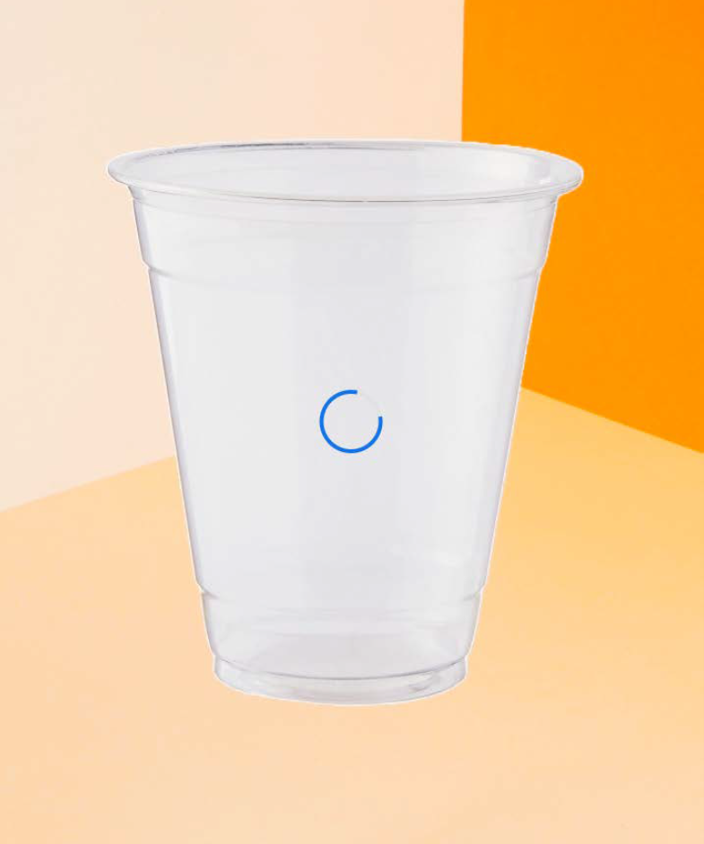 PLA SMOOTHIE CUPS COMPOSTABLE 12oz | Print On Paper Bags