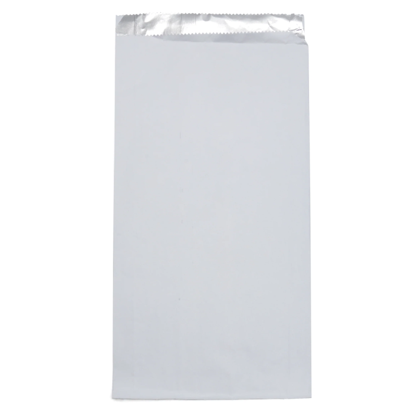 Foil Lined Hot Food Bags 7” x 9” x 14” (205 x 175 x 355mm) – 500 Pack | Print On Paper Bags