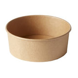 Kraft Paper Salad Bowls and Lids 1000ml - 300pk