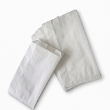 Pharmacy Bags - Satchel Counter Bags - Plain White - 6 x 3.5 x 12" | Print On Paper Bags