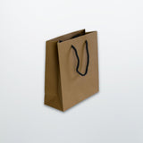 Brown Luxury Rope Handle Paper Bag - Plain - Print on Paper Bags