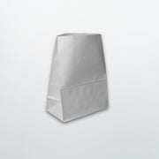 White Paper Grab Bags - Plain - Print on Paper Bags