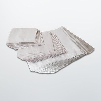 Plain White Sulphite Counter Bags - Print on Paper Bags